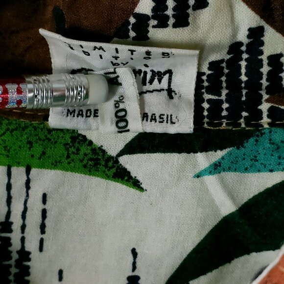 Vtg Rio Collection Shirt Mens Large By Amorim Hawaiian Style Multicolor Floral - Picture 6 of 12